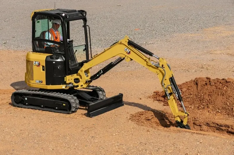 CAT 302.7 mini excavator