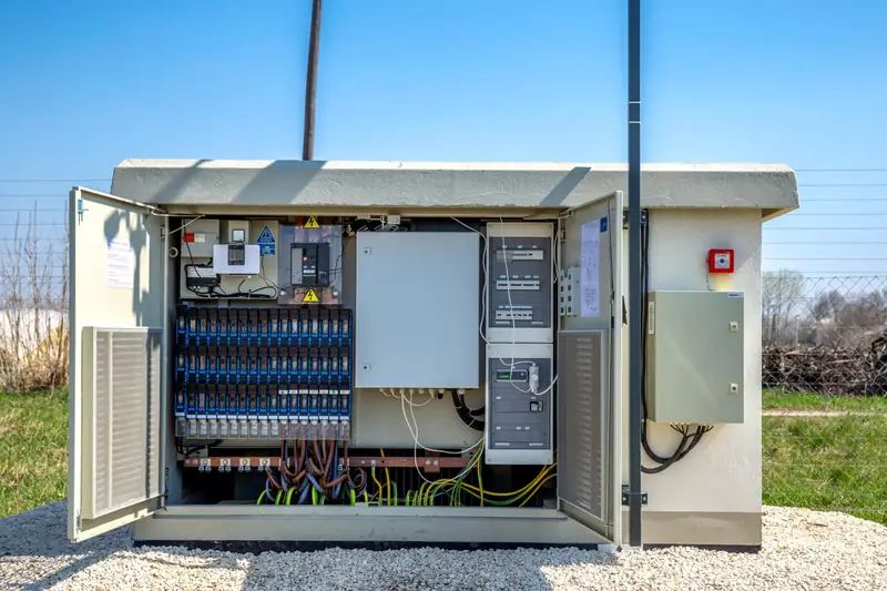 Cable junction cabinet